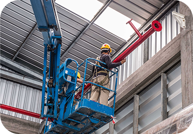 Advanced Unifire water cannon system ensuring safety in industrial and manufacturing sites